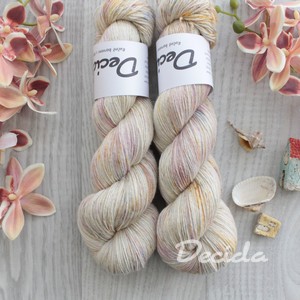 "Koření 2" -  80% Merino Easywash/20% Len 400m/100g
