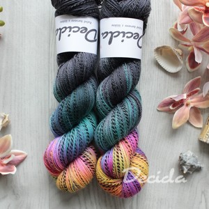 "Neon Night" - ZEBRA Merino sw/nylon 400m/100g
