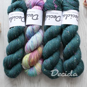 "Set 67" 85% Merino sw 15% donegal nopky (cena za 100g)