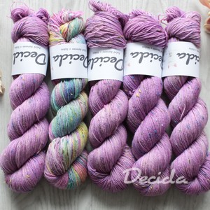 "Set 69" 85% Merino sw 15% donegal nopky (cena za 100g)