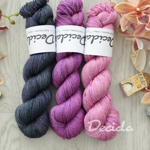 "Set 84" - Mix - Merino + Merino/hedvábí 360m - 300g