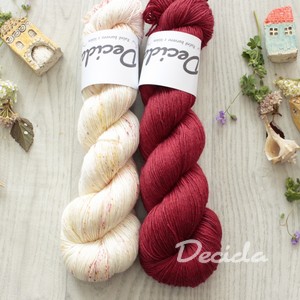 "Set 1" 200g - 80% merino 20% hedvábí 360m