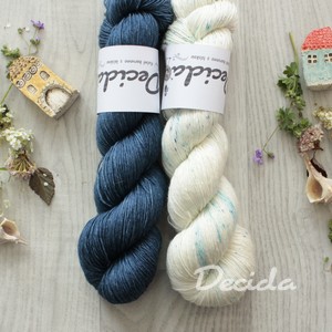 "Set 2" 200g - 80% merino 20% hedvábí 360m