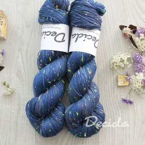 "Mystery Blue" - merino a Donegal neps 400m
