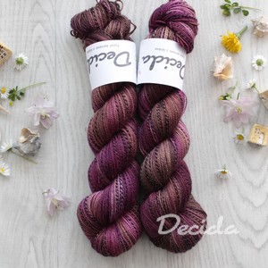 "Čokoláda s višněmi" - ZEBRA Merino sw/nylon 400m/100g