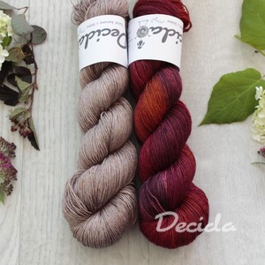 "Set 74" 200g - 80% merino 20% hedvábí 360m