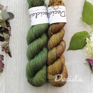 "Set 76" 200g - 80% merino 20% hedvábí 360m