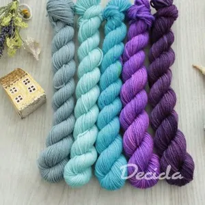 "Set 33" 5x20g EXTRA Merino sw/polyamid 365m