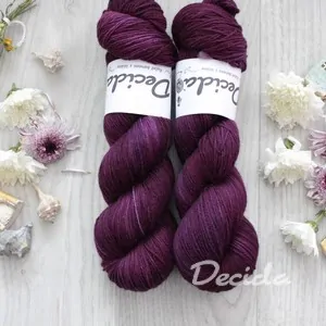 "Burgundy" - EXTRA Merino sw/polyamid 365m/100g