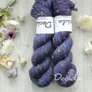 "Violet dream"" - merino a Donegal neps 400m