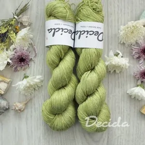 "Green 1" 100% pravé hedvábí 400m