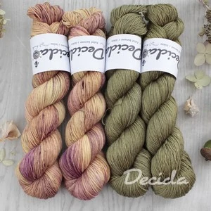"Kit 37" 400g - MIX merino sw/hedvábí a merino sw 360m