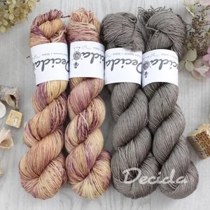 "Kit 38" 400g - MIX merino sw/hedvábí a merino sw 360m