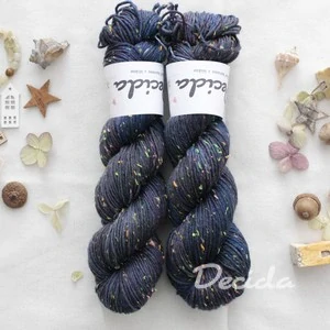 "Blue Night" Donegal DK -  merino sw a Donegal neps 212m