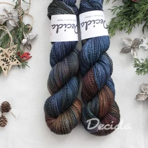 "Půlnoční měsíc" - ZEBRA Merino sw/nylon 400m/100g