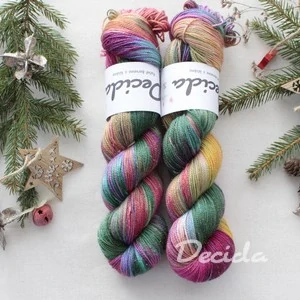 "Candy Life" - 100g Merino sw/Nylon/Zlatá stellina 400m