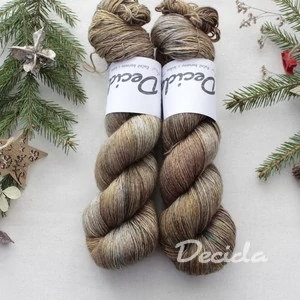 "Flor dourado" 120g - 65%merino 20%hedvábí a 15% yak