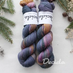 "Tonny" - 100g Merino sw/Nylon/Zlatá stellina 400m