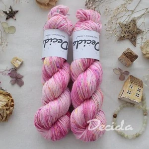 "Pinkí apri" ARAN merino sw 166m/100g