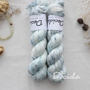 "Snow" - merino sw/hedvábí 50/50 400m