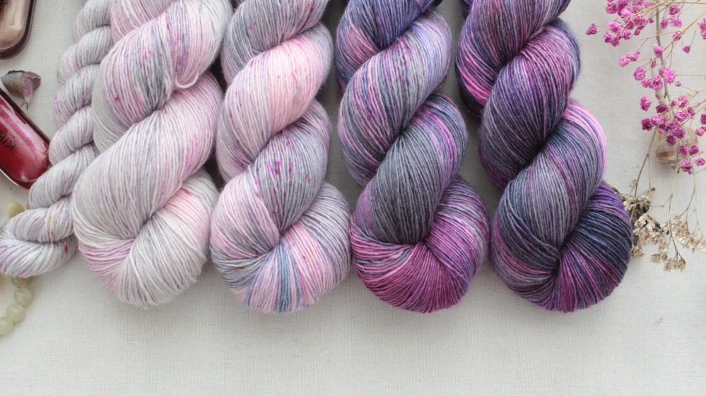 "Fade set 57" - 420g merino/hedvábí 70/30 400m