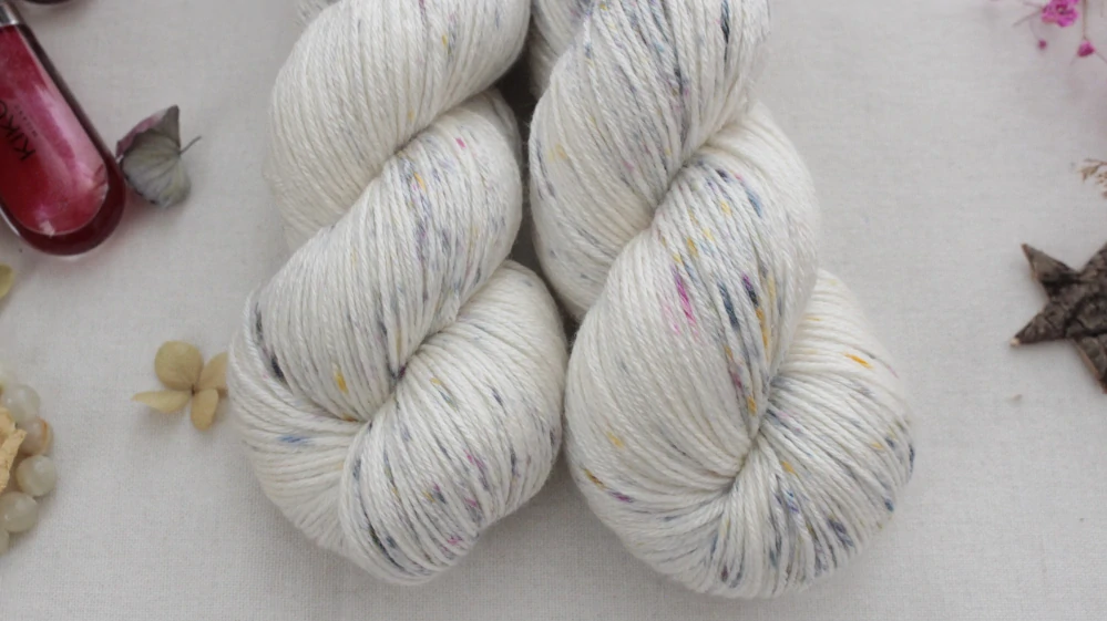 "Wolf" - merino sw/hedvábí 50/50 400m