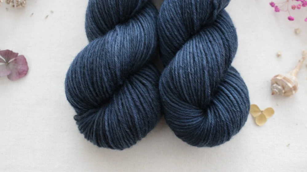 "Blue night" - Merino sw/polyamid 195m