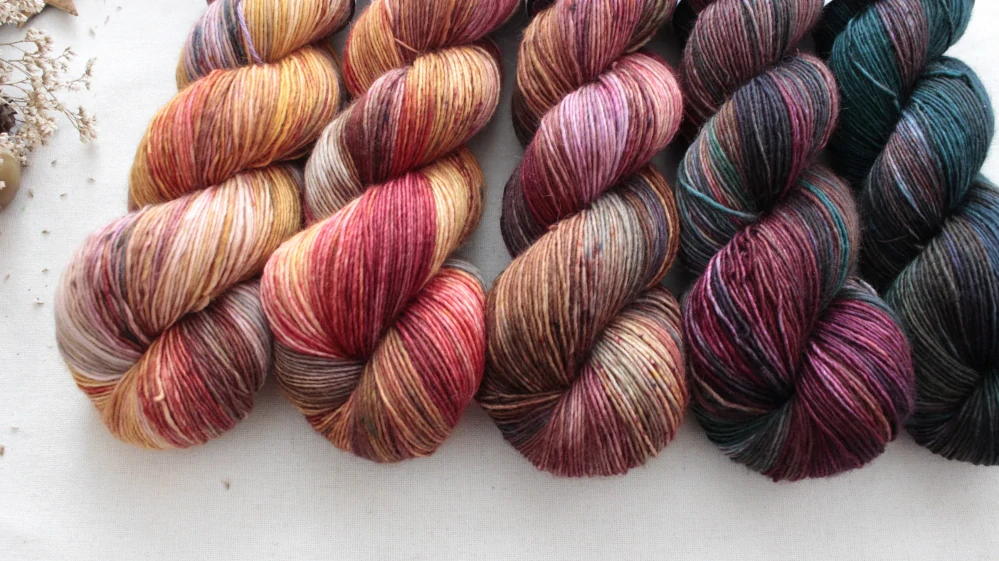 "Fade set 10" - 500g Single MERINO 366m