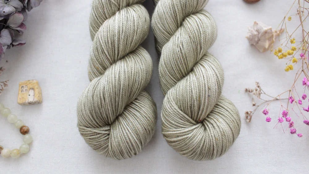 "Sage" merino/hedvábí 50/50 300m