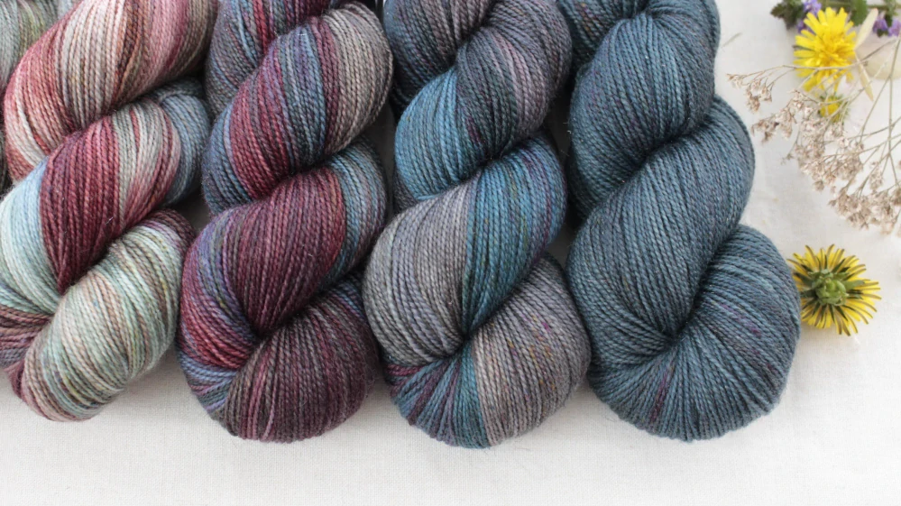 "Fade 13" 500g merino sw/nylon/Bronze stellina 400m