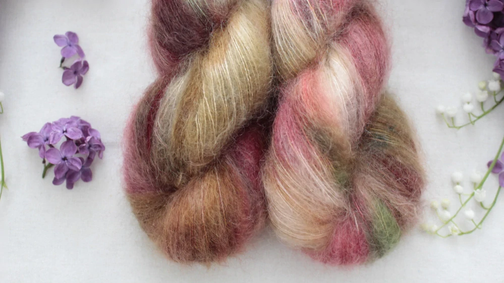 "Baskara"- 75% superkid mohér/25%hedvábí 420m/50g