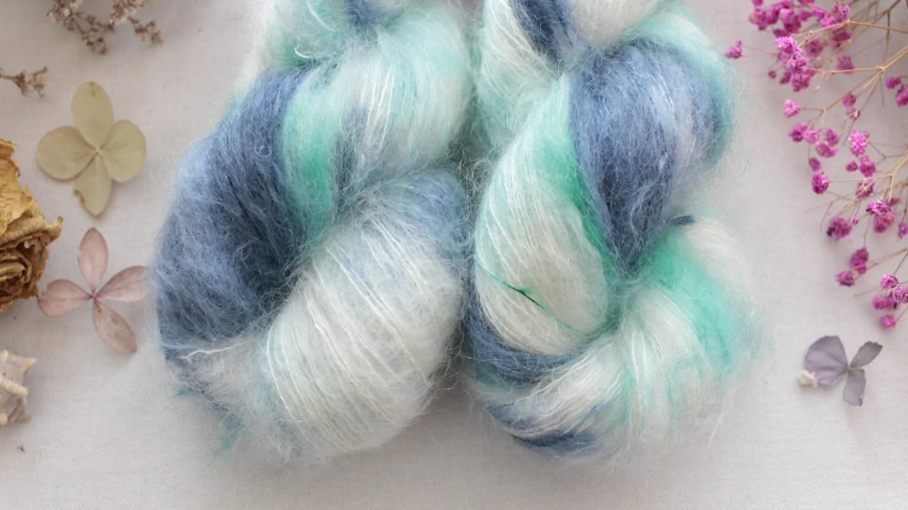 "Jade"- 75% superkid mohér/25%hedvábí 420m/50g