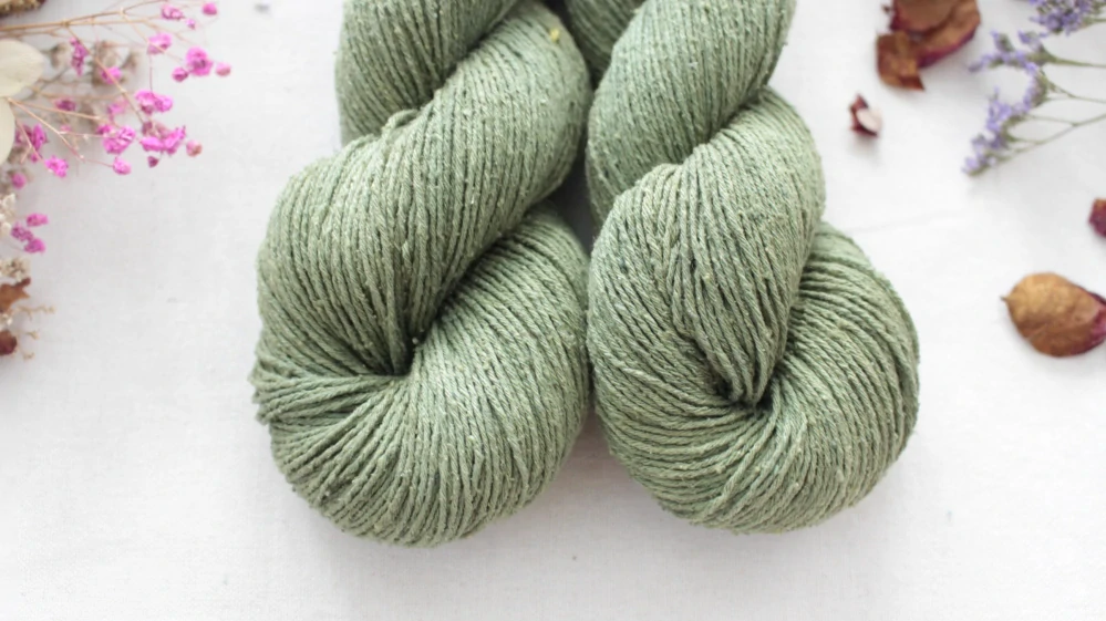 "Peas 3" - Buretové hedvábí 300m/100g 87g