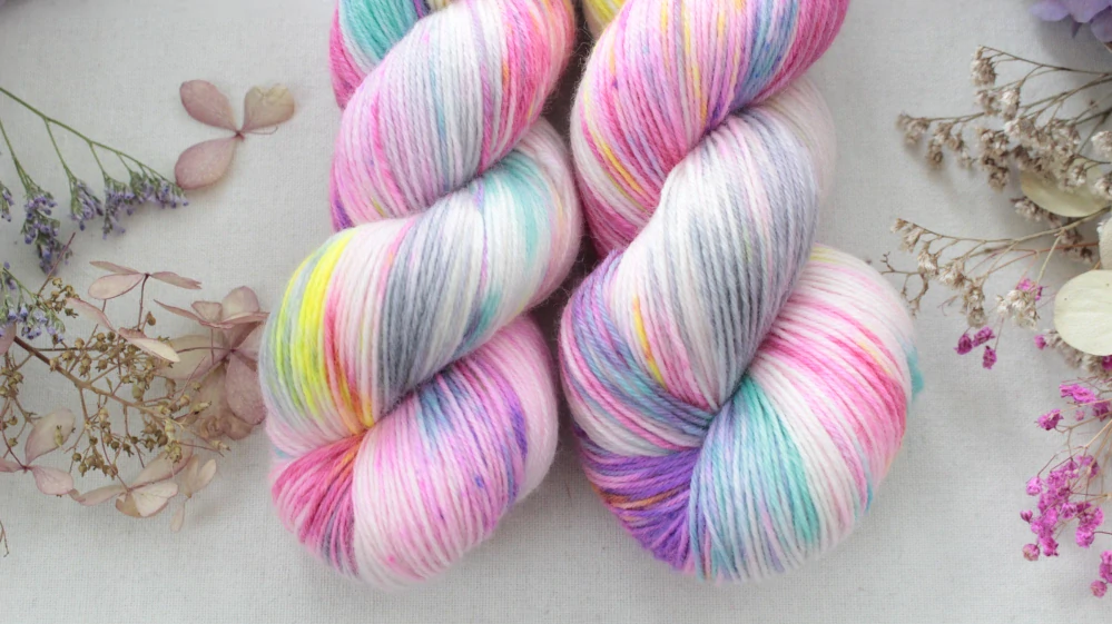 "Neon balm 5"  EXTRA Merino sw/polyamid 400m/100g