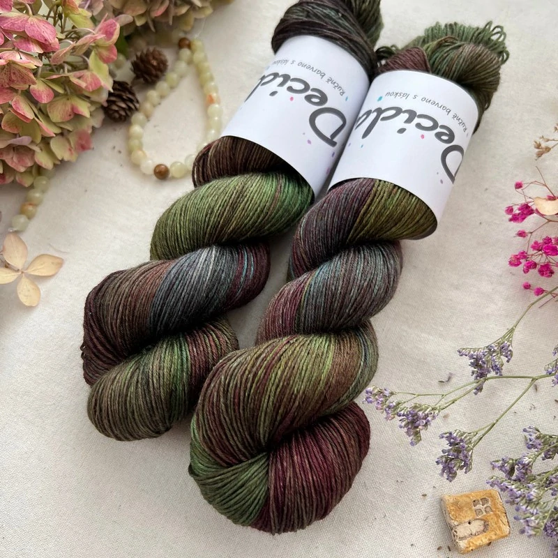 "Na přání" 80% merino 20% hedvábí 400m 