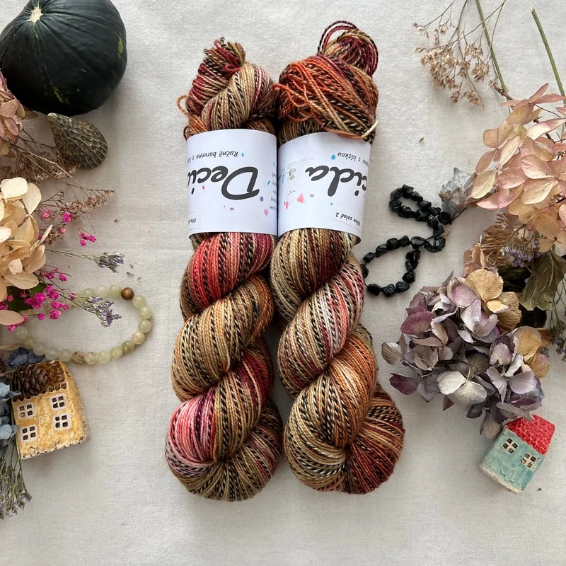 "Olive salad 2" - ZEBRA Merino sw/nylon 365m 