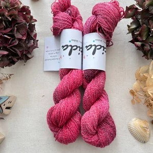 "Besos de Fuego" - 55% len 45% buretové hedvábí 225m/50g 2.jakost