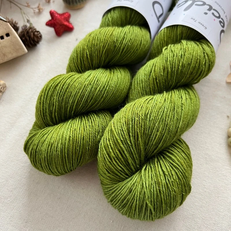 "Green Tea" 80% merino 20% hedvábí 400m 