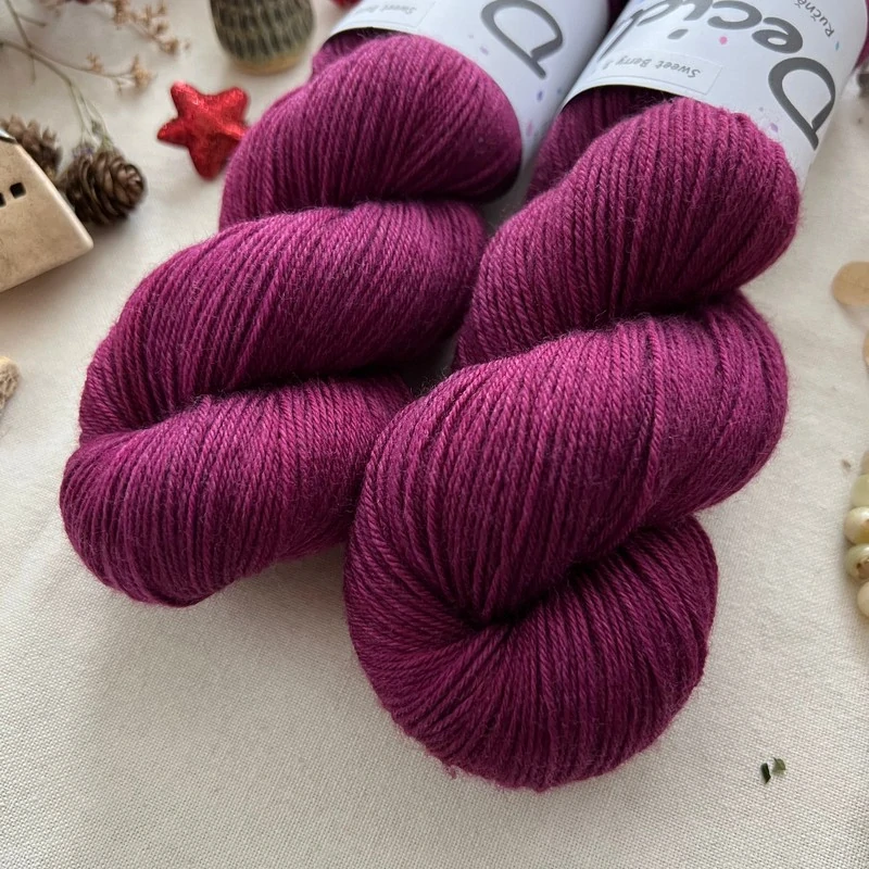 "Sweet Berry 3" EXTRA Merino sw/polyamid 400m/100g