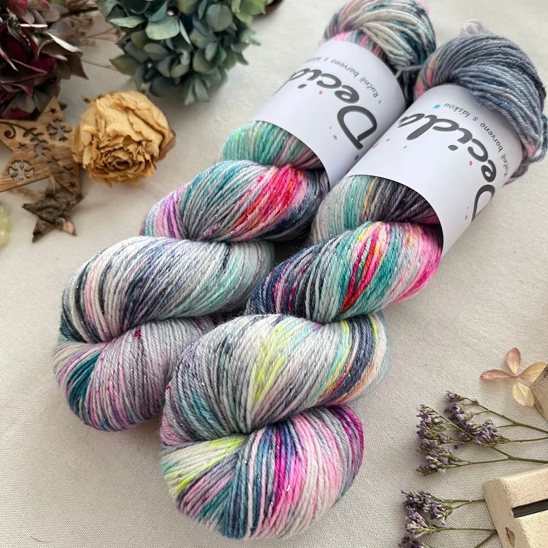 "Brilho do Inverno" - EXTRA Merino sw/polyamid/Lurex 400m/100g