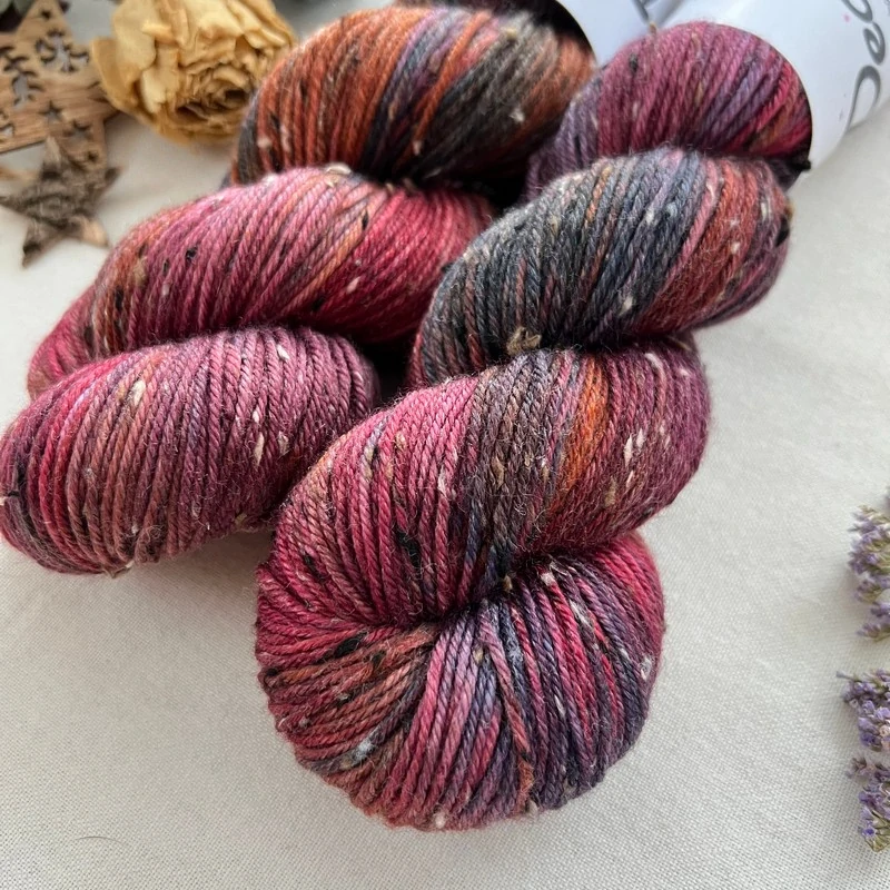 "Autumn Veil" Donegal DK -  85% merino a 15% donegal nopky 212m