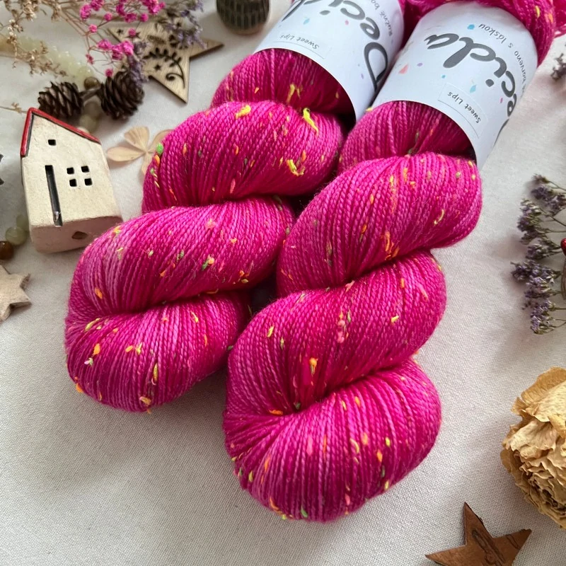 "Sweet Lips" - merino a Donegal neps 400m