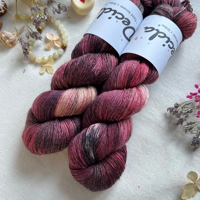 "Spiced Wine" merino/hedvábí 70/30 400m jednonitka