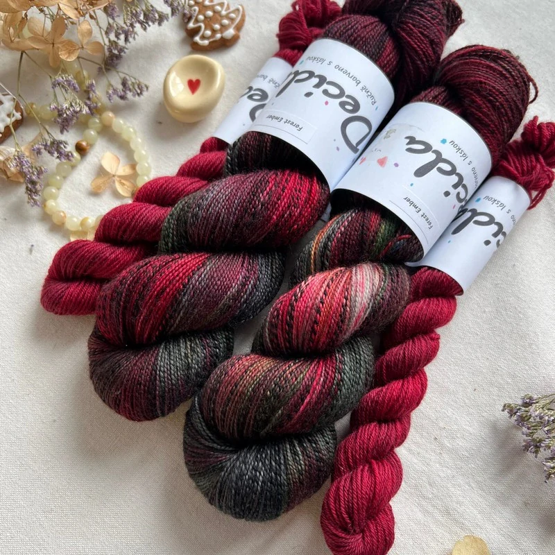 "Forest Ember" - ZEBRA Merino sw/nylon 365m set 120g