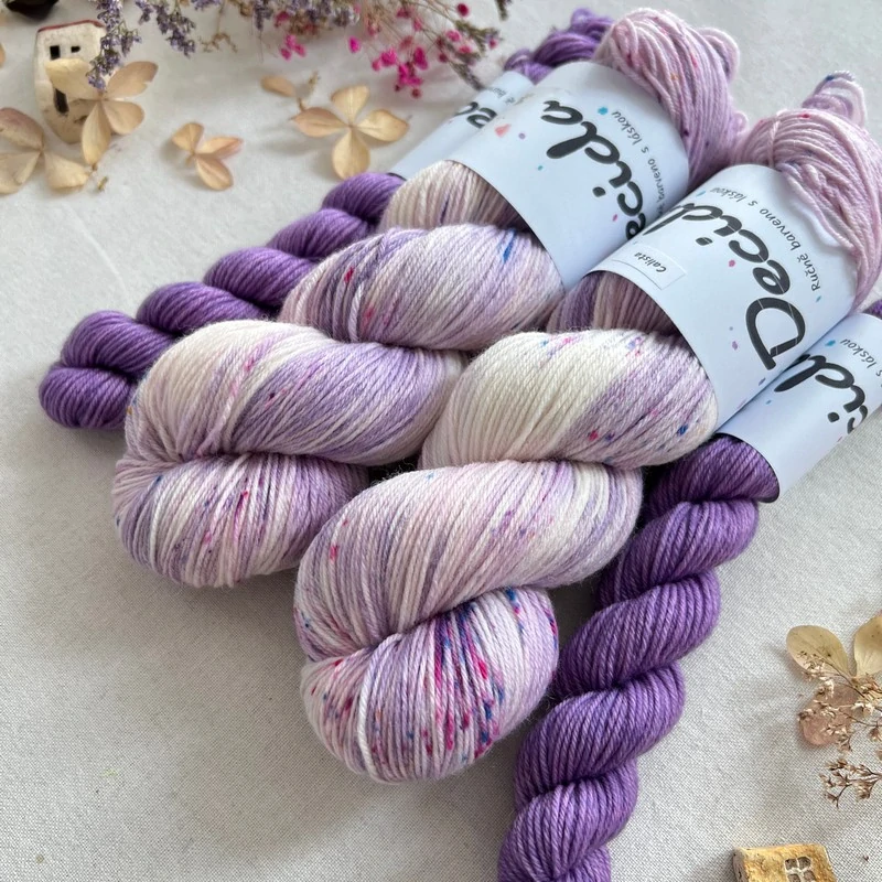 "Calista"  EXTRA Merino sw/polyamid 400m/100g Set 120g