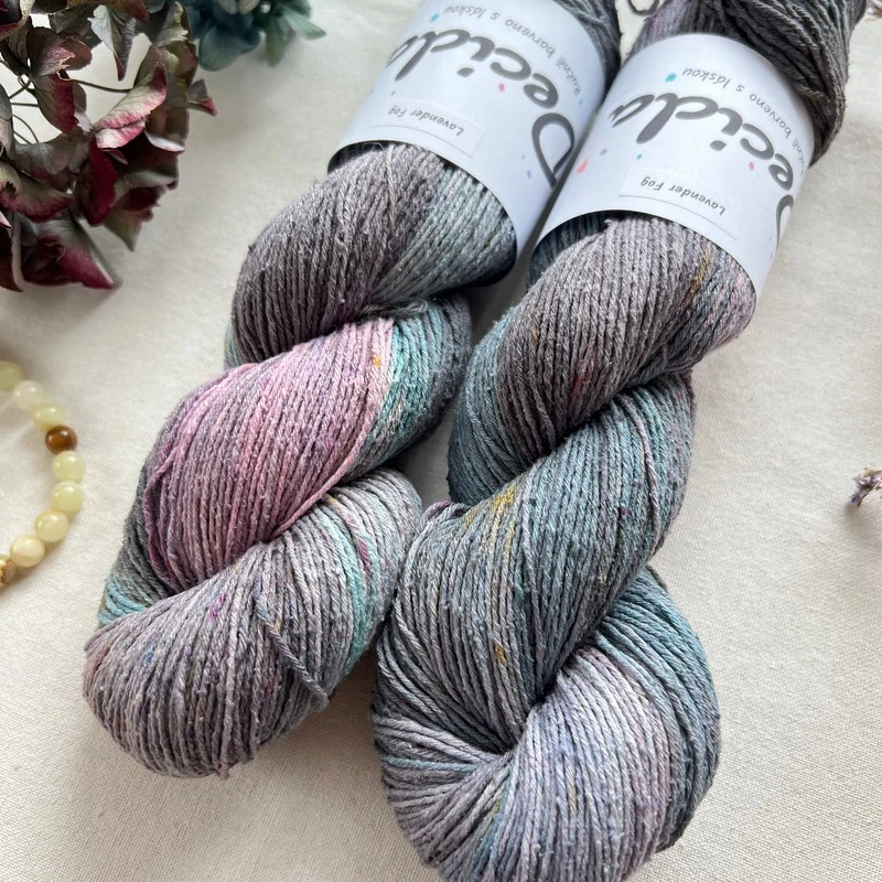 "Lavender Fog" - Buretové hedvábí 300m/100g