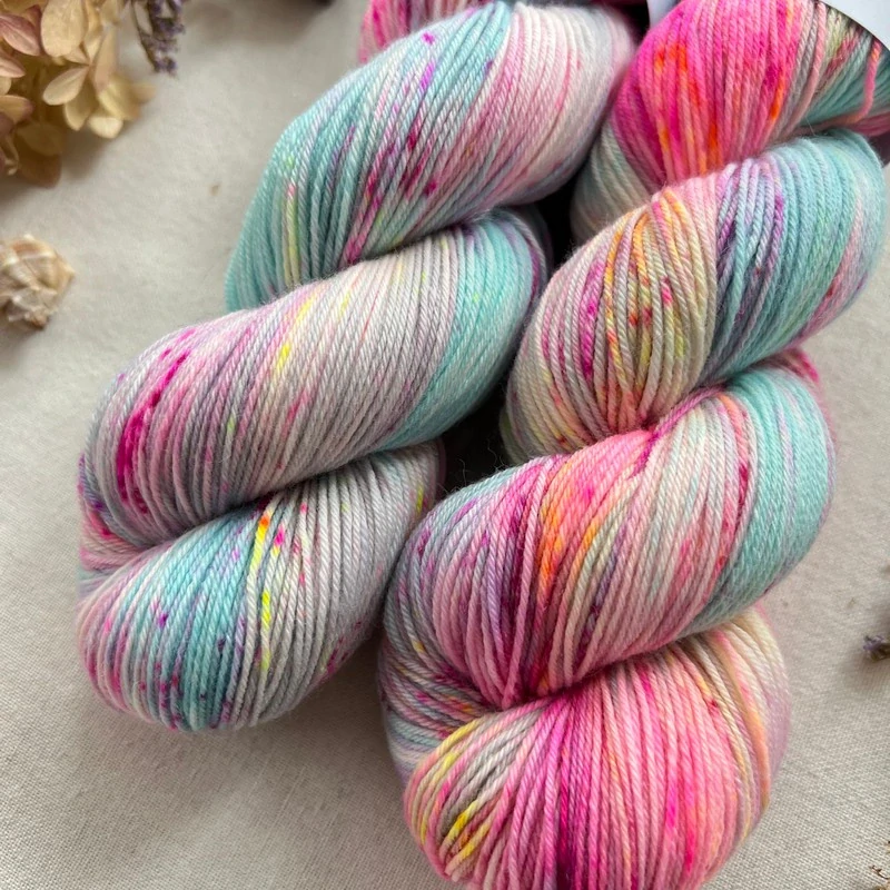 "Jarní radost" - EZ Dye Merino 400m