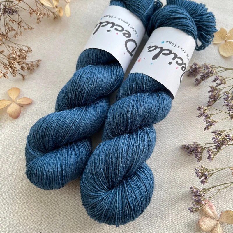 "Celeste 2" 80% merino sw 20% hedvábí 400m 