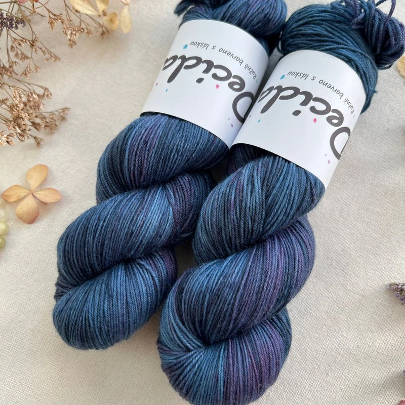 "Odlesky moře"  Super soft Merino sw/polyamid High Twist 400m/100g