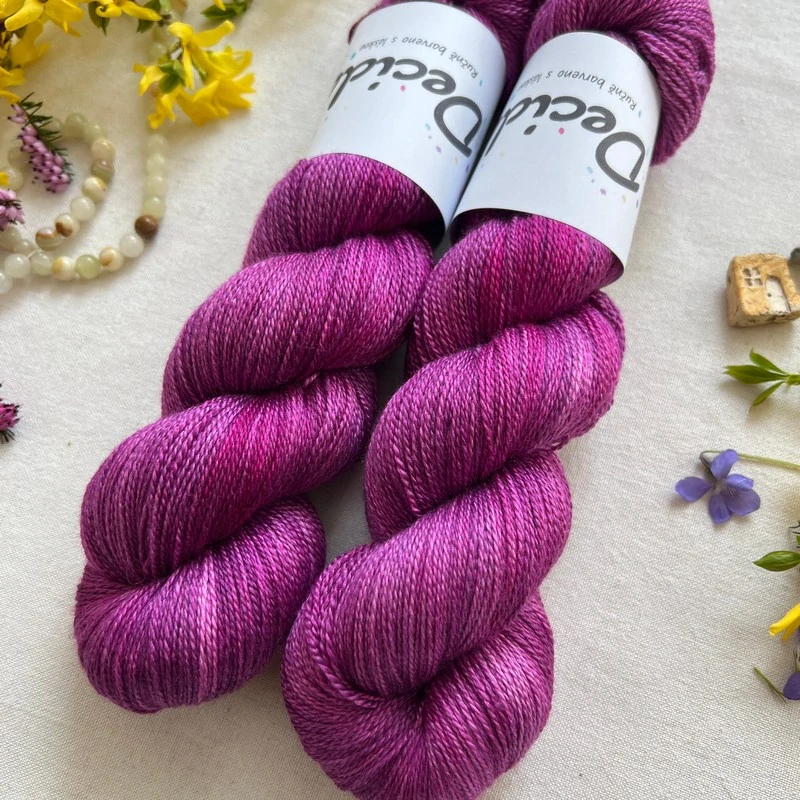 "Berry Pulse" merino/hedvábí 50/50 600m